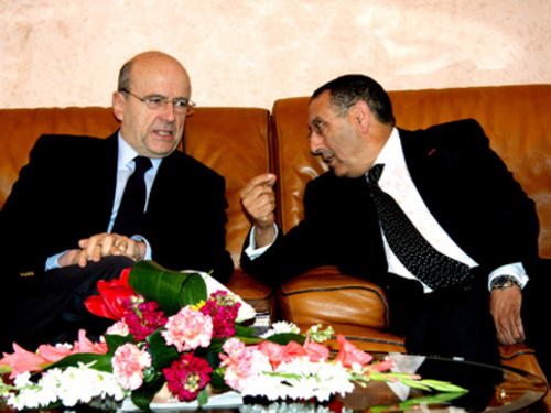 Youssef Amrani avec Alain Juppe