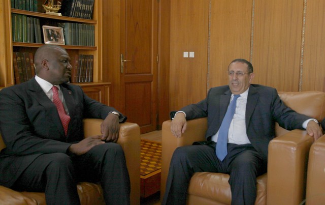 M. Amrani s’entretient avec le Ministre d’Etat, Ministre de l’Intérieur de la République de Côte d’Ivoire