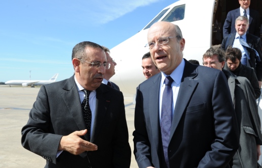Arrivée à Rabat de M. Alain Juppé