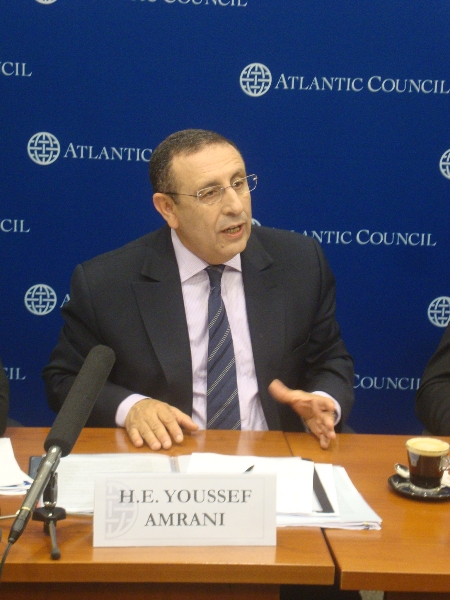 M.Amrani au siège du think tank US « The Atlantic Council »