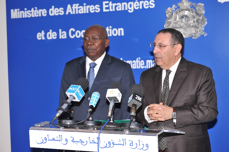 Entretien de M. Youssef Amrani avec le Président de l’Assemblée nationale malienne par intérim Monsieur Younoussi Touré .