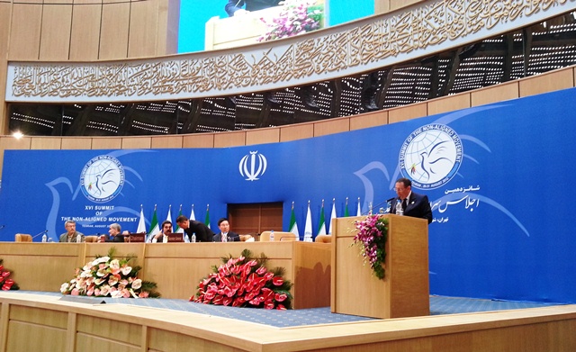 Le Maroc prend part au 16ème Sommet du Mouvement des Non Alignés à Téhéran