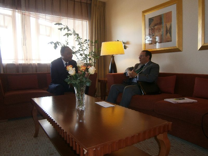 M.Amrani s\'entretient avec le Président de la République du Niger, Mahamadou Issoufou