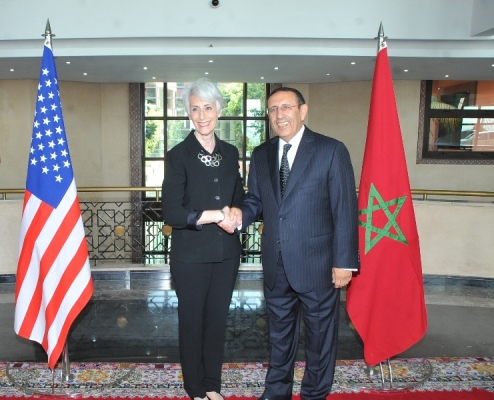 Visite de Mme Wendy Sherman, Secrétaire d’Etat adjoint au Département d’Etat américain chargé des Affaires Politiques.