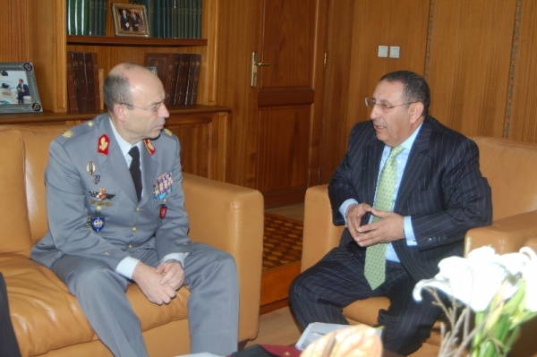 Visite de travail du Général de Division Carlos BRANCO, Chef de la Division de la Coopération Régionale et de la Sécurité Régionale au Secrétariat Militaire International de l’OTAN.